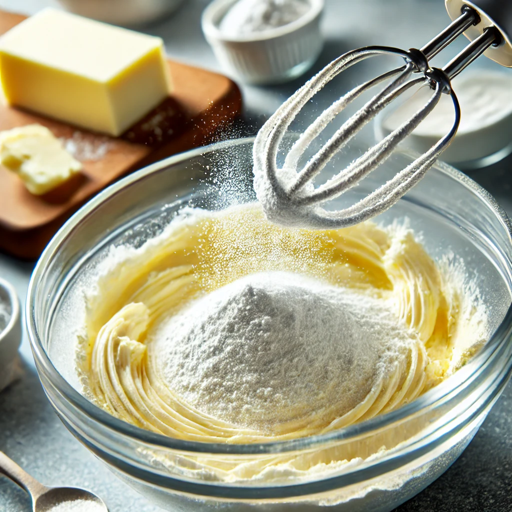 Adding Powdered Sugar