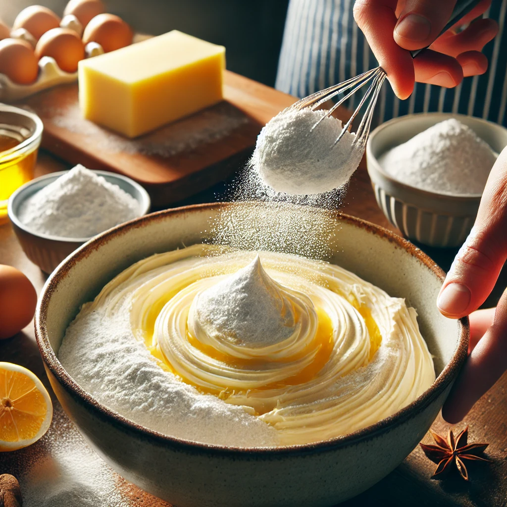Adding Powdered Sugar
